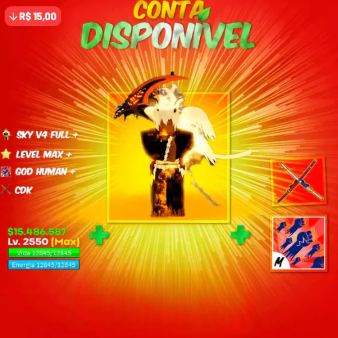 [⚡] - ANGEL (SKY) 100% FULL + KITSUNE + CDK + GOD HUMAN + GUIA EXCLUSIVO - TUDO GARANTIDO!!! 🤩