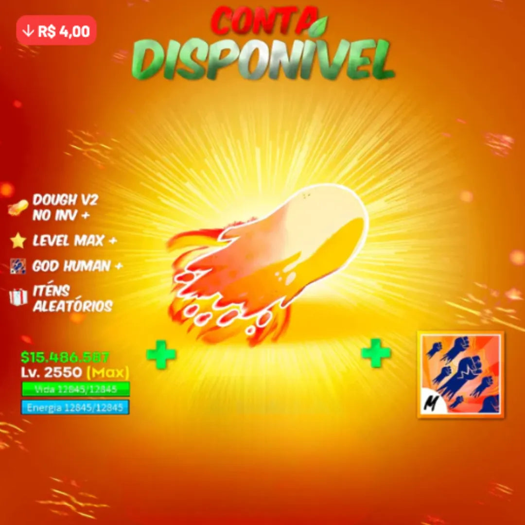 [🎃] - DOUGH V2 + CDK + GOD HUMAN + LEVEL MAX + GUIA EXCLUSIVO - TUDO GARANTIDO!!! 🤩